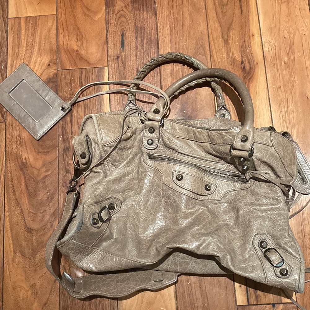 Balenciaga bag taupe